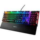 SteelSeries APEX 7, Gaming-Tastatur schwarz, DE-Layout, SteelSeries QX2 Red