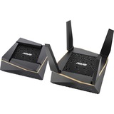 ASUS AiMesh AX6100 WiFi System (RT-AX92U 2 Pack), Mesh Router schwarz