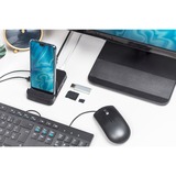 Digitus Smartphone Docking Station, Dockingstation schwarz, USB-C, HDMI, USB