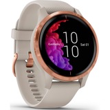 Garmin Venu, Smartwatch weiß/roségold, GPS