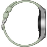 Huawei Watch GT 2e, Smartwatch schwarz/silber, Armband: Mint Green, TPU-Band