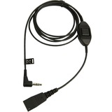 Jabra Anschlusskabel QD auf 3,5 mmm Klinke schwarz, 1,5 Meter