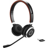Jabra Evolve 65 MS Duo, Headset schwarz/silber, Bluetooth 3.0, NFC