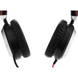 Jabra Evolve 80 UC Duo, Headset schwarz/silber