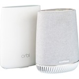 Netgear Orbi Router + Smart Speaker System RBK50V, Sprachassistent weiß, Tri-Band-Mesh-WLAN