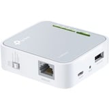 TP-Link TL-WR902AC Pocket 1FE/AC750/Ro, Router weiß/grau