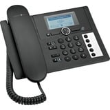 Telekom Concept PA 415, analoges Telefon schwarz, mit Anrufbeantworter