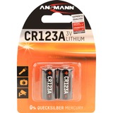 Ansmann Lithium Batterie CR123A/CR17335 2 Stück
