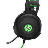 HP Pavilion Gaming Headset 600, Gaming-Headset schwarz/grün, USB