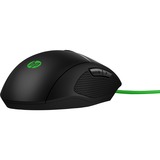 HP Pavilion Gaming Maus 300, Gaming-Maus schwarz/grün