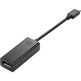 HP USB Adapter, USB-C Stecker > DisplayPort Buchse schwarz