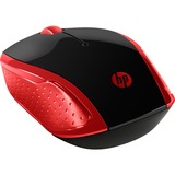 HP Wireless Maus 200 schwarz/rot