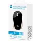 HP Wireless Maus 200  schwarz/gold