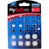 HyCell Alkaline Knopfzellen 24er-Set, Batterie
