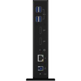 ICY BOX IB-DK2242AC, Dockingstation schwarz, DisplayPort, USB, RJ45