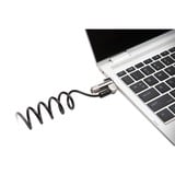 Kensington NanoSaver Laptopschloss tragbar schwarz/silber