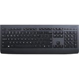 Lenovo Wireless Tastatur 4X30H56854 schwarz, DE-Layout, Rubberdome