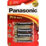 Panasonic Pro Power Gold C LR14PPG/2BP, Batterie silber