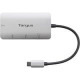Targus USB-C Mult-Hub 2xUSB/-A und -C, USB-Hub silber
