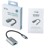 i-tec Adapter USB-C > Metal HDMI 4K / 60Hz schwarz/silber