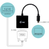 i-tec Adapter USB-C > VGA 1.080p / 60Hz schwarz