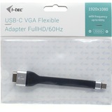 i-tec Adapter USB-C > VGA Flat schwarz, 1.920 x 1.080p/ 60Hz