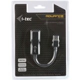 i-tec USB 2.0 Fast Ethernet Adapter Advance schwarz