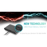 i-tec USB 3.2 Gen 1 Multiport-Hub, USB-C Stecker > 2x USB-A Buchse + HDMI Buchse, USB-Hub schwarz, 13cm, PD, Travel Adapter