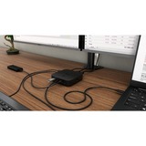 i-tec USB-C Dual Display Docking Station, Dockingstation schwarz, Power Delivery, USB-C, DisplayPort
