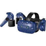 HTC Vive Pro Eye, VR-Brille blau/schwarz, inkl. Controller und Basisstationen 2.0