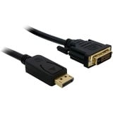 DeLOCK Adapterkabel DisplayPort > DVI 24+1 schwarz, 2 Meter
