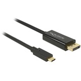 DeLOCK Adapterkabel USB Type C Stecker > DisplayPort Stecker, 4K, 60HZ schwarz, 3 Meter