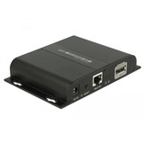 DeLOCK DisplayPort Empfänger für Video über IP, DisplayPort-Verlängerung schwarz