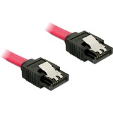 DeLOCK Kabel SATA gerade/gerade 30cm rot