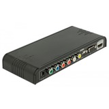 DeLOCK Konverter CVBS / YPbPr / VGA > HDMI mit Scaler schwarz