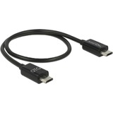 DeLOCK Micro USB Power Sharing OTG Kabel schwarz, 30cm