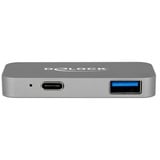 DeLOCK Mini Dockingstation für MacBook 5K grau, Thunderbolt (USB-C), USB-A, HDMI