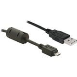 DeLOCK USB 2.0 Kabel, USB-A Stecker > Micro-USB Stecker schwarz, 1 Meter
