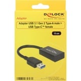Delock USB-Adapter 3.2 USB Key-A - USB-C Buchse
