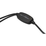 Digitus Adapter USB > 2x Seriell RS232 schwarz, 1,5 Meter