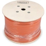 Digitus Professional Cat7 S/FTP Verlegekabel simplex, Dca orange, 1.000 Meter Trommel