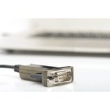 Digitus USB 2.0 Adapterkabel, USB-C Stecker > RS232 Stecker schwarz, 1 Meter