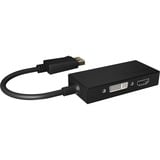 ICY BOX IB-AC1031 DisplayPort-> HDMI, Adapter schwarz, 8,7 cm