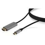 ICY BOX USB 3.2 Gen 1 Adapterkabel, USB-C Stecker > HDMI Stecker schwarz, 1,8 Meter