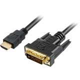 Sharkoon Adapterkabel HDMI > DVI-D schwarz, 2 Meter, Dual Link, 24+1