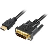 Sharkoon Adapterkabel HDMI auf DVI schwarz, 3 Meter, Single Link, 18+1