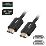 Sharkoon Kabel HDMI Stecker > HDMI Stecker schwarz, 1 Meter, HDMI 2.0 4K