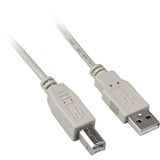Sharkoon Kabel USB 2.0 grau, 0,5 Meter