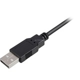 Sharkoon Kabel USB 2.0-Verlängerung, Verlängerungskabel schwarz, 1,0 Meter, doppelt geschirmt