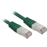 Sharkoon Patchkabel RJ45 Cat.5e FTP grün, 3 Meter, Retail